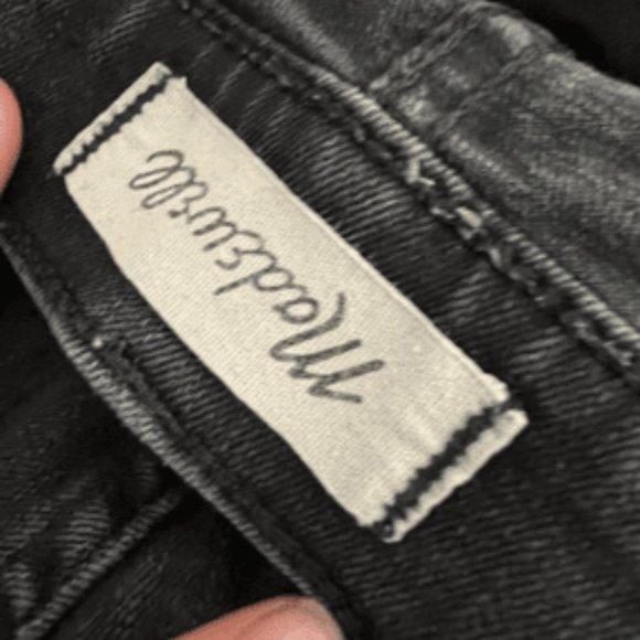 madewell high skinny skinny jeans faded black - Picture 2 of 2